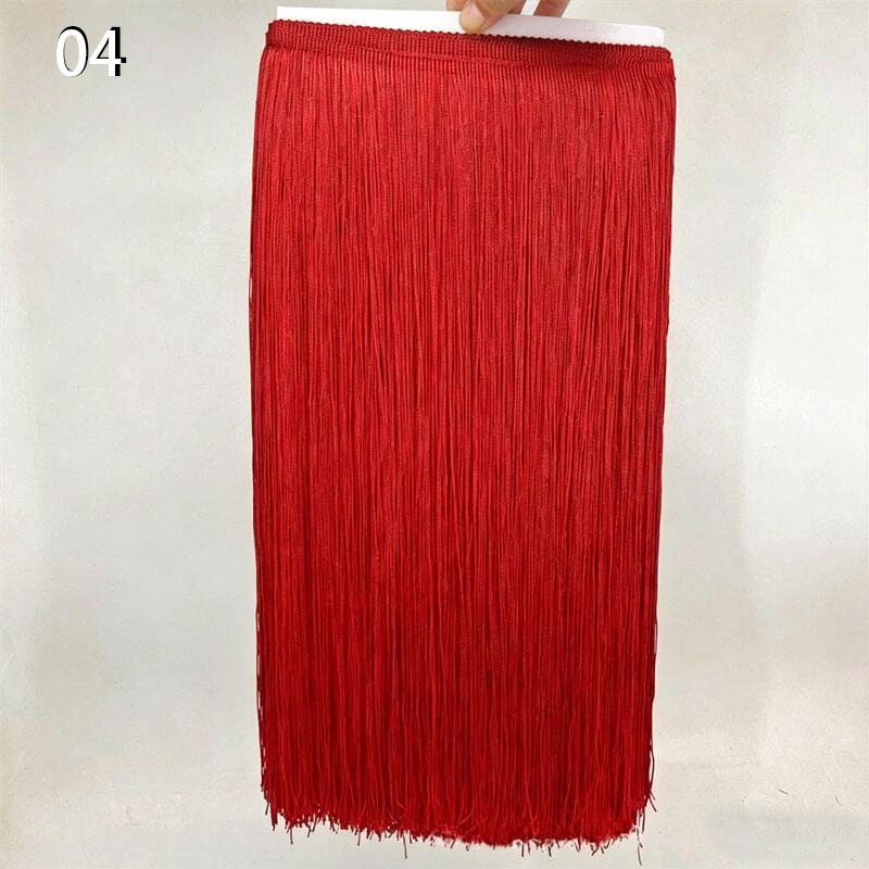 100 cm Lång Tofspetskant för Bröllopsscendekorationer och Kostymer Handgjorda DIY Klädsömnadsaccessoarer