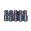 10Pcs Soft Rubber Half Shaft Knob Potentiometer Knob 180 Degree D-Shaped Knob