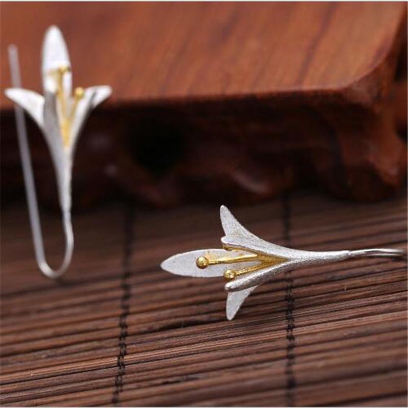 Thai Orchid Elegant Stud Earrings