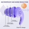 1 Pair Silicone Ear Protector Waterproof 3 Layers Sleeping Earplugs Reduction Soundproof Lightweight for 5-12 Year Old Children