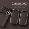 Alloy Leather Car Key Case Cover For Kia  Sportage  Niro Hybrid  Sorento Mq4  Ev6 Gt-Line K8 V6 Protect Accessor