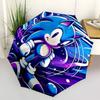 1PC Sonic the Hedgehog, Sonic Artwork Automatic Open/Close, 8-Rib Durable Frame Compact Travel Umbrella for Men & Women S1222076