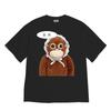 Funny Monkey Meme Cotton Tshirt Unisex Summer Short Sleeve Fashion Oversized Unisex Streetwear Trendy Cotton High Quality Soft