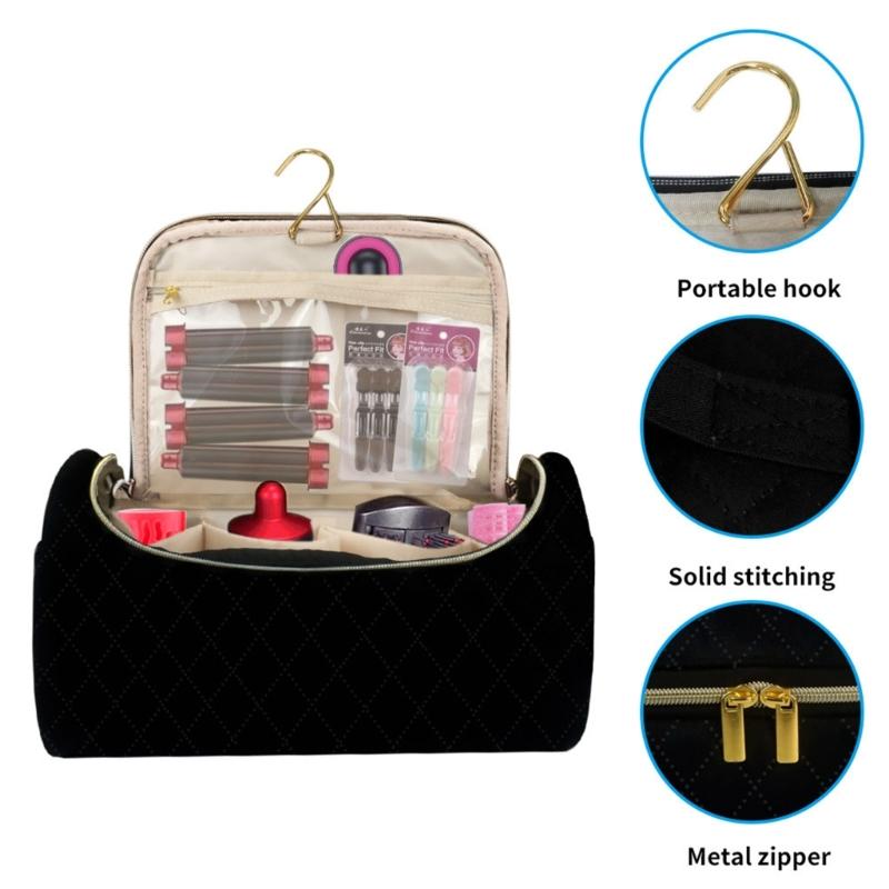 Portable Storage Solution Hair Dryer Travel Bag For Salon Supply Organizing Brushes Combs And Hair Dressing Styling Item
