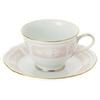 Noritake Tasse Untertasse Paar Kaffee und Lackholz Blau und Rosa Fein & (Farbwechsel-Set) (Zum Tee) 220cc, Gold, Porzellan, Y6578A/1507-14