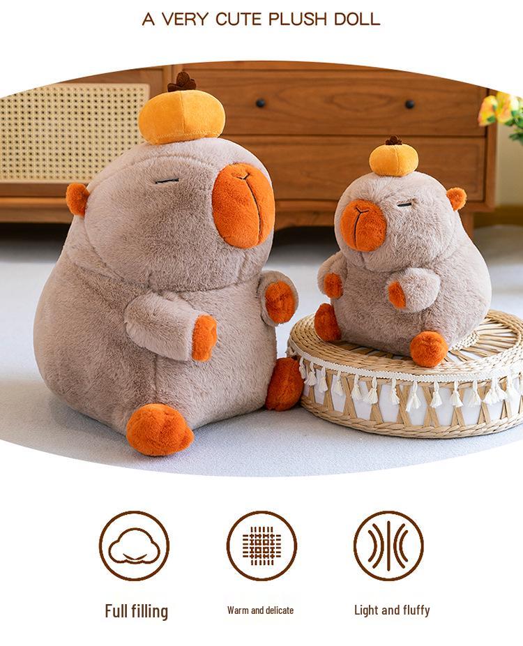 Capybara Cute Plush Doll - Chubby and Lovable Gift Toy