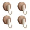 4pack/lot Adjustable Angle Front Door Wreath Hangers Strong Suction Cups No Adhesive Residue Vacuum Sealed Suction Cups