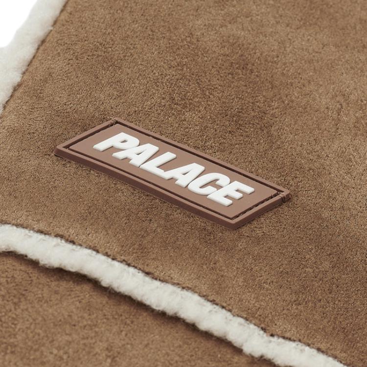 Palace Sherpa Faux Suede Jogger Caked Brown Unisex Bottoms P27JG072