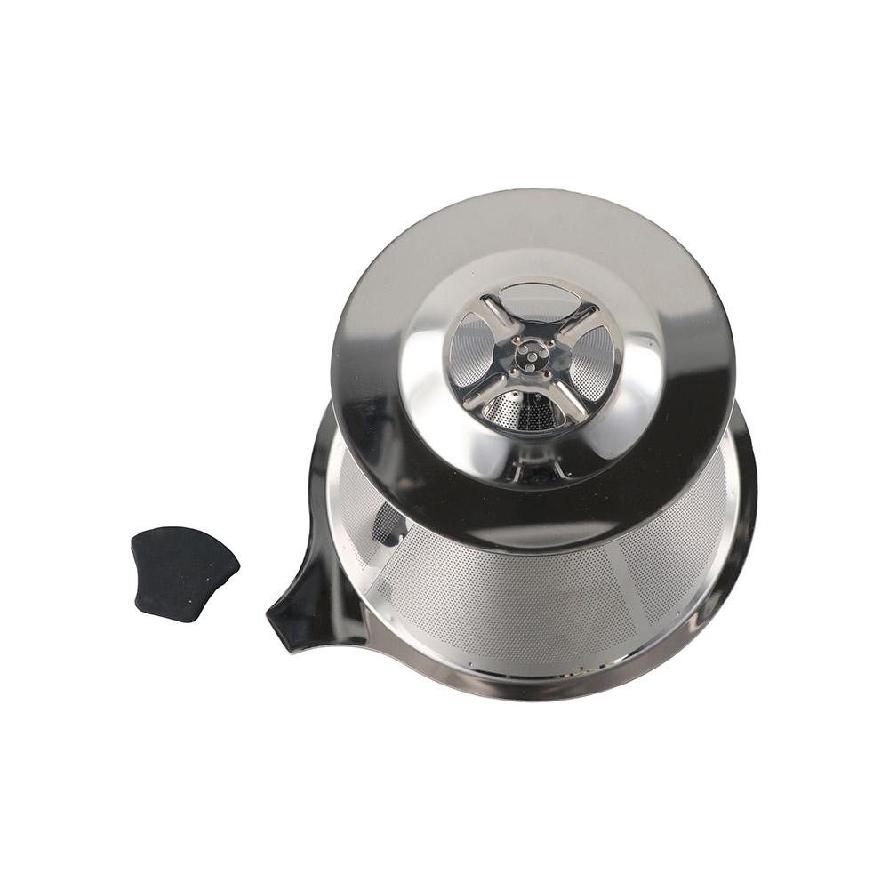 Handle with Stand Holder Reusable Cone Strainer Coffee Filter Drip Tools Pour Over Coffee Dripper