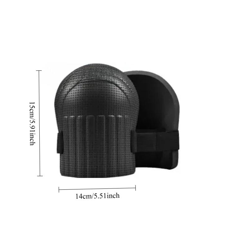 

1 pair of knee pads, brick and mud, worker s knee pads, garden manual work tools чёрный