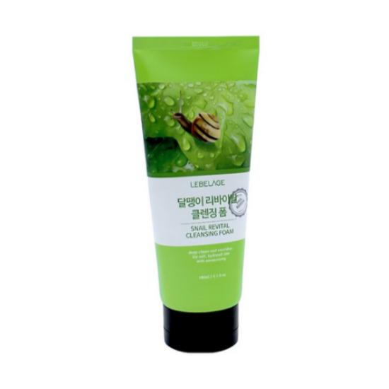 LEBELAGE Snail Revital Cleansing Foam Deep Cleansing Moisturizing Face Wash 180ml