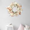 Artificial Ear of Rice Front Door Wreath for Window Hallway Farmhouses Home Decoration Thanksgiving Decoration Wreath