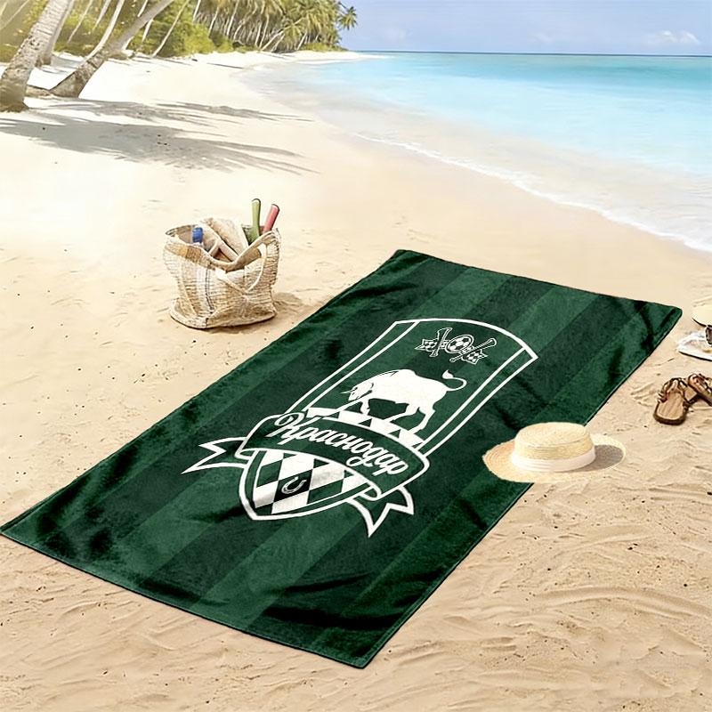 FC Krasnodar Spirit Print Beach Towel, Large Soft Quick Dry Towel for Beach Camping Swimming