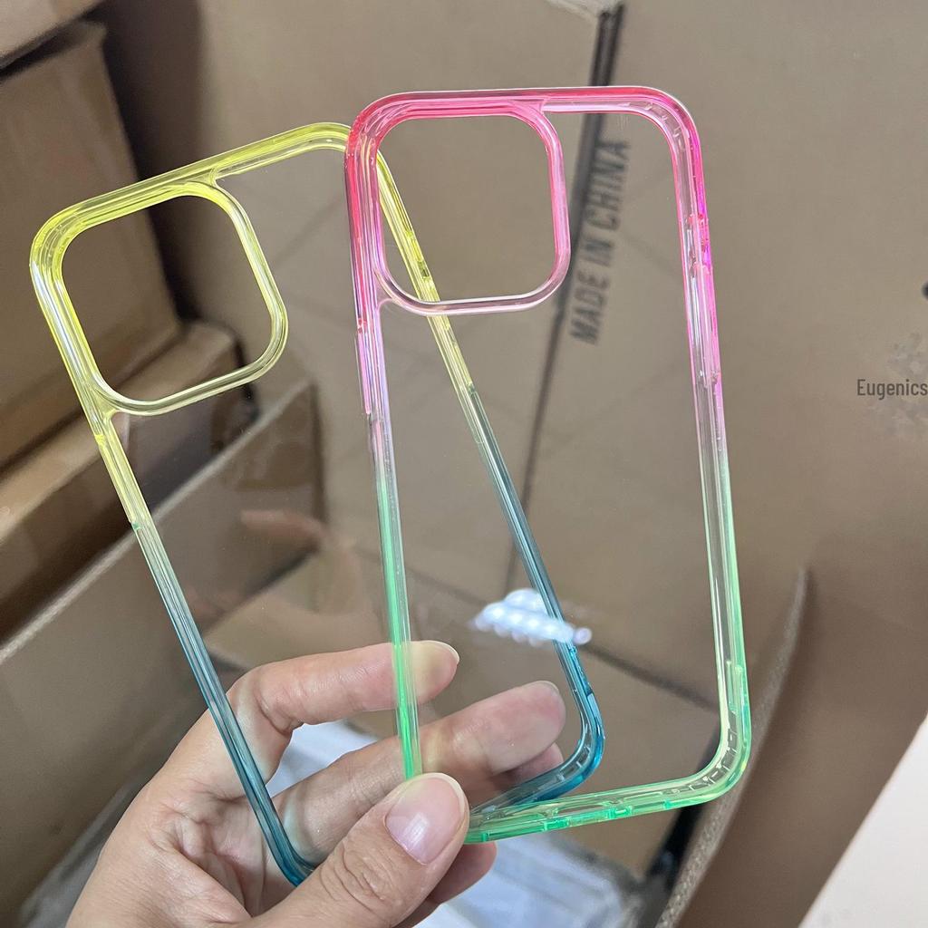 Zweifarbige Farbverlauf-Telefonhülle für Apple 16 Pro Max/14 Pro