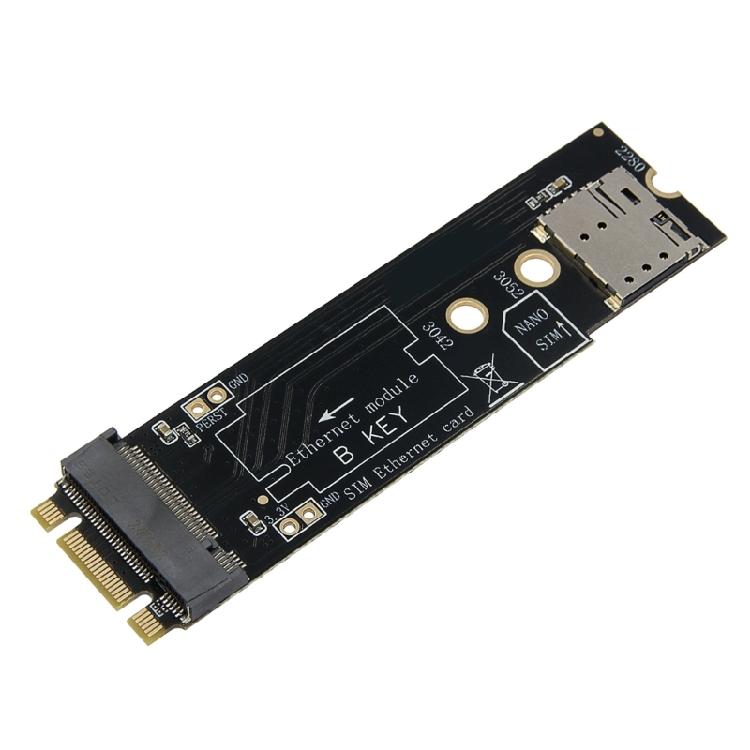 

M.2 B & M Key 2280 to B Key Slot Converters For 3042/3052 Module For 3G/4G/5G Connectivities In 2280 Motherboards 1