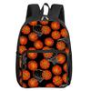 Basketball Muster Quadratische Fronttasche Rucksack Reißverschluss Große Kapazität für Jungen/Mädchen Bestes Geschenk 2D Cartoon Kinder Schultasche
