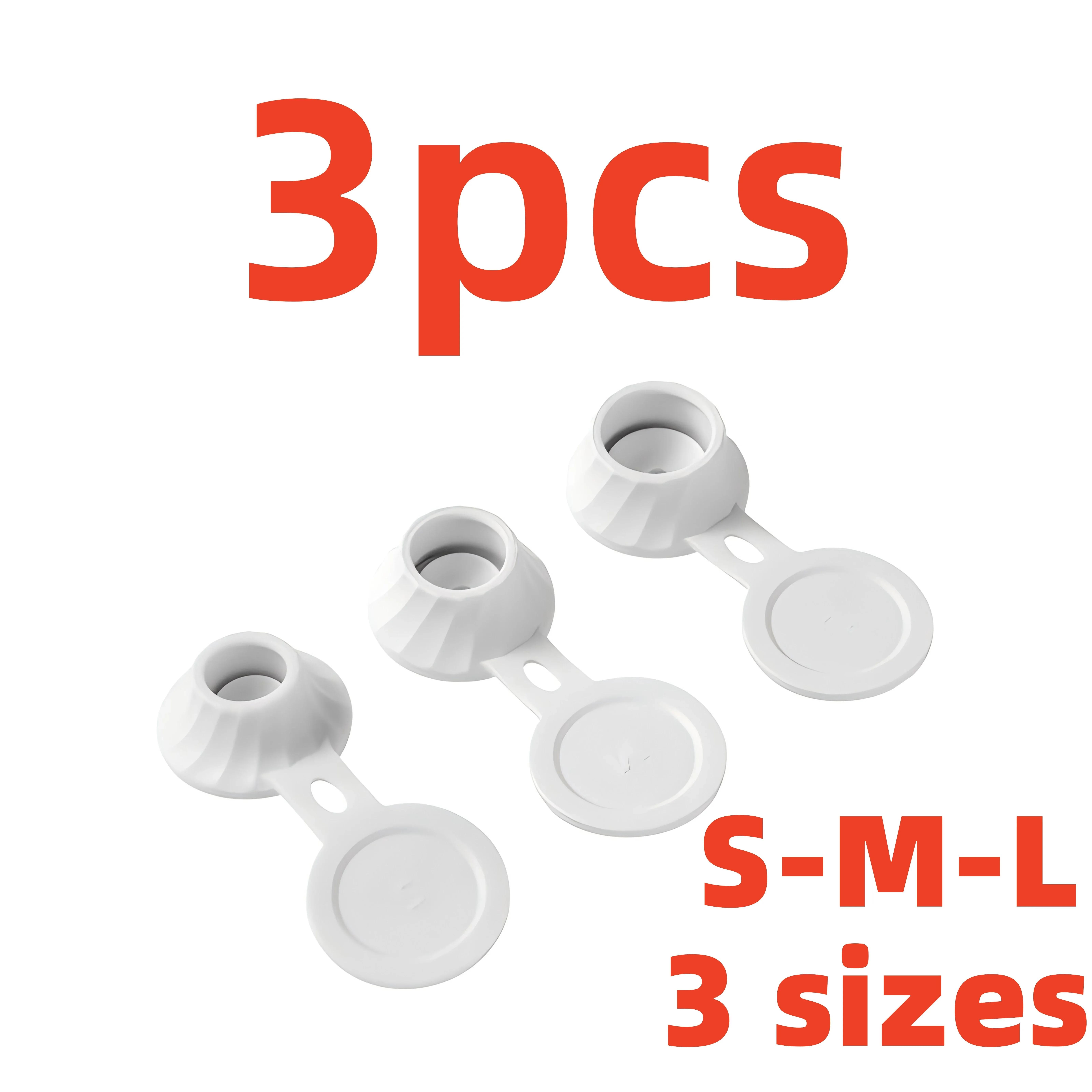 3pcs Inverted leak proof bottle cap, bathroom shower gel, shampoo leak proof sealed bottle cap
