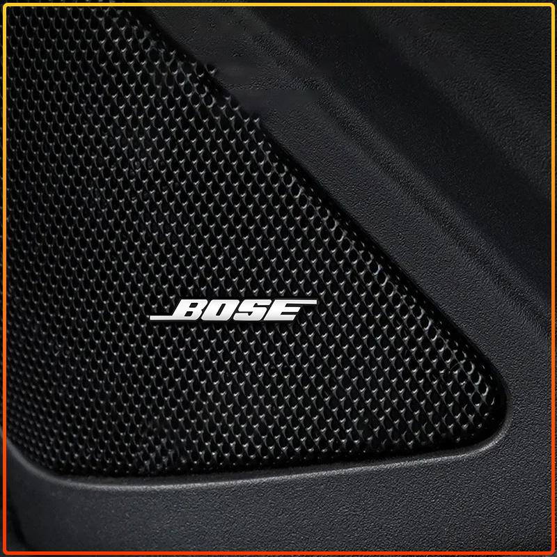 Universelles BOSE Audio Logo Aufkleber Ersatz für alte zerkratzte Auto Lautsprechergitter Stereo Dekor Teile