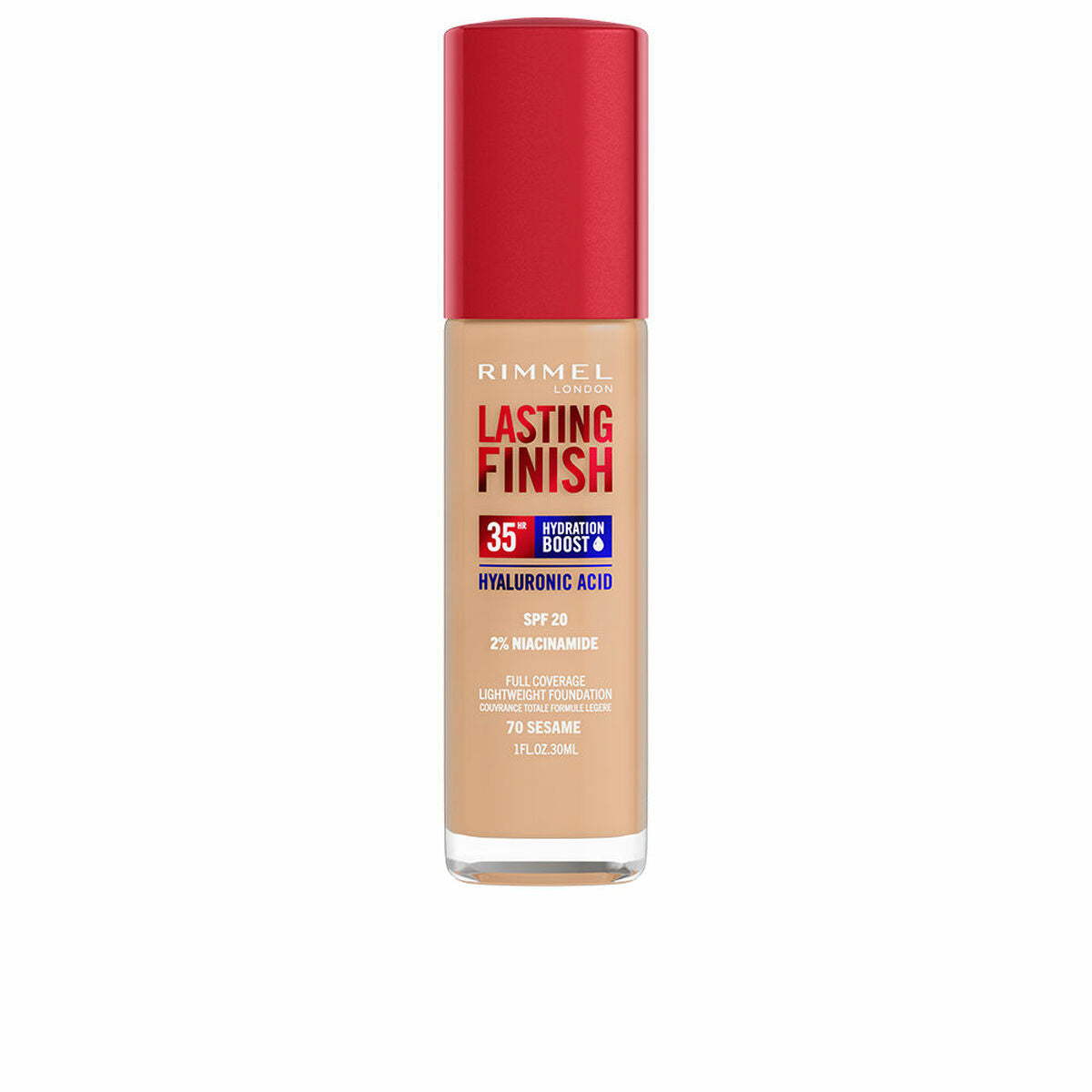

Rimmel London Lasting Finish Creamy Makeup Base No. 070 Sesame Spf 20 30ml