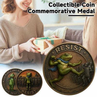 Portland Frog Coin Vintage Frog Resist Coin Commemorative Inspirational Challenge Coin Collectible Gift