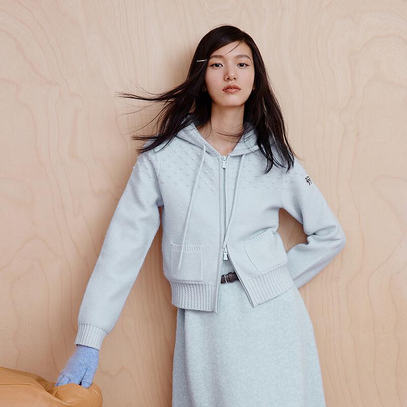 

Ledin 7-Day Collection Hooded Knitted Cardigan Sweater XS