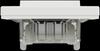 1-pole IP44 switch, white Asfora