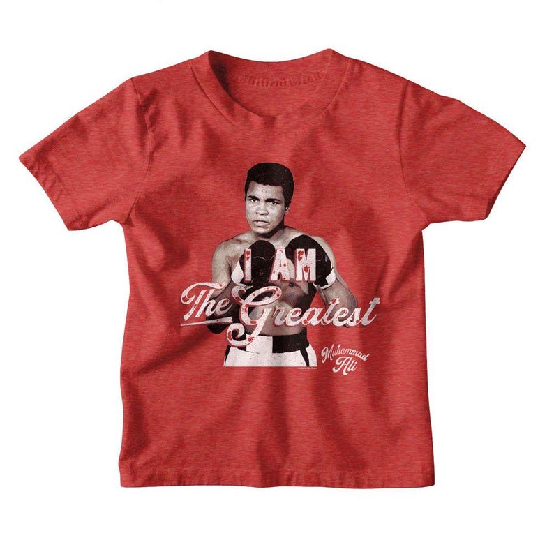 Muhammad Ali Greatest Quote Vintage Red Toddler T-Shirt 110