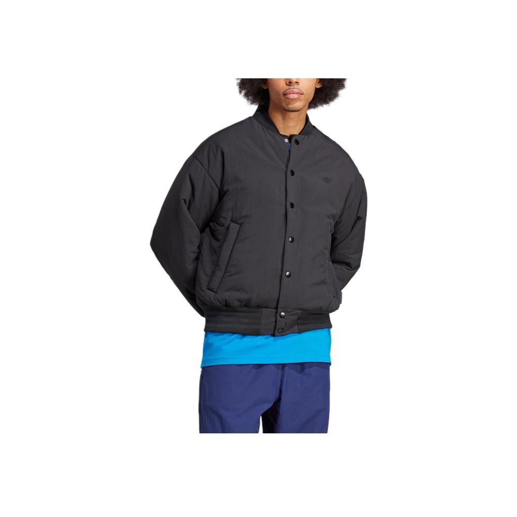 Adidas Originals Trefoil Blue Version Solid Color Track Jacket Men Jackets Black IA2455