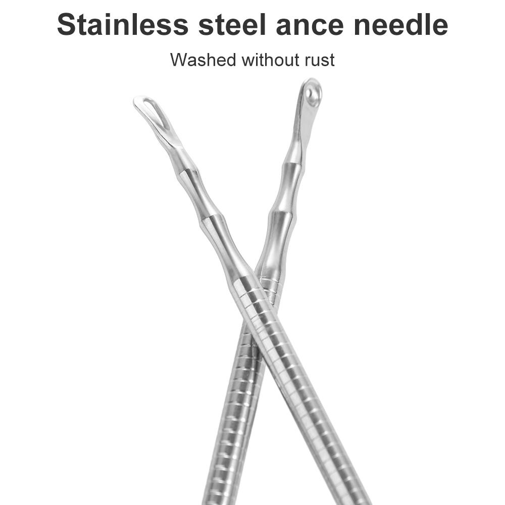 Nástroj pro péči o pleť Nástroj na odstranění černých teček Nástroj na odstranění pupínků Jehla na skvrny po akné Jehly na čištění pórů