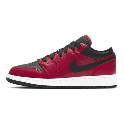 Air 1 Low GS Reverse Bred Kids Sneakers Gym-Red White Black 553560-605
