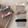 Updo Bangs Hair Clip Non-slip Broken Hair Accessories Cute Bow Hair Comb  Women/Girl