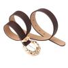 Fashion Womens Pu Belt With Metal Buckle For Casual And Office Wear