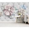 Jewelry Flower Wallpaper Soft Bag Mural For Living Room Bedroom Wall Painting Wall Papers Home Decor