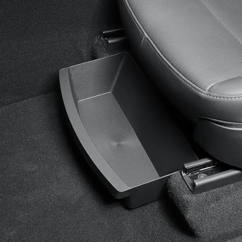 For Tesla New Model Y 2025 Launch Juniper Teslajuniper Front Seats Under Seat Drawer TPE Storage Box