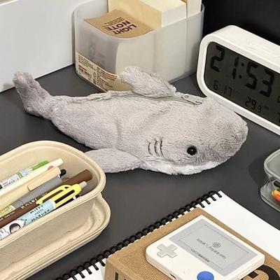 Federmäppchen mit großer Kapazität, Hai/Schildkröte, Aufbewahrungstasche, Schreibwaren-Organizer, Schule, Büro