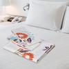 Queen Size Flat Bedsheet with 2 Pillow Cases | 180 TC | 100% Cotton | Washing Machine Washable | 90 x 100 Inches | Floral Design