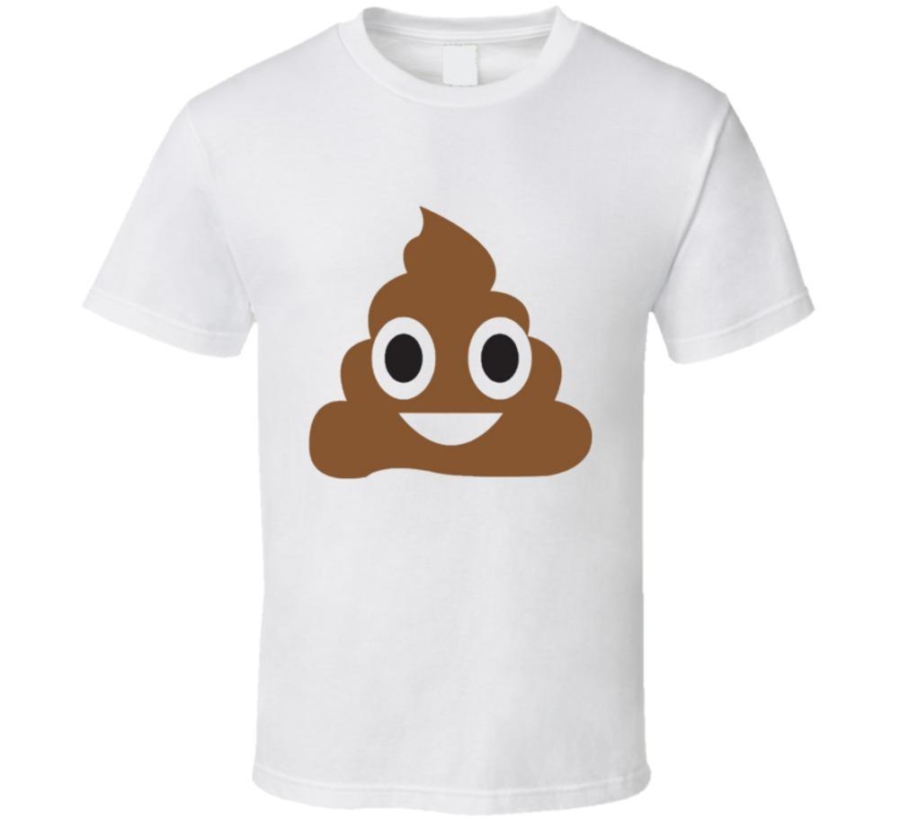 Poop Ice Cream Emoji TShirt Funny Cute Unisex Clothing Glam Kids Cool T-Shirt XXXXL