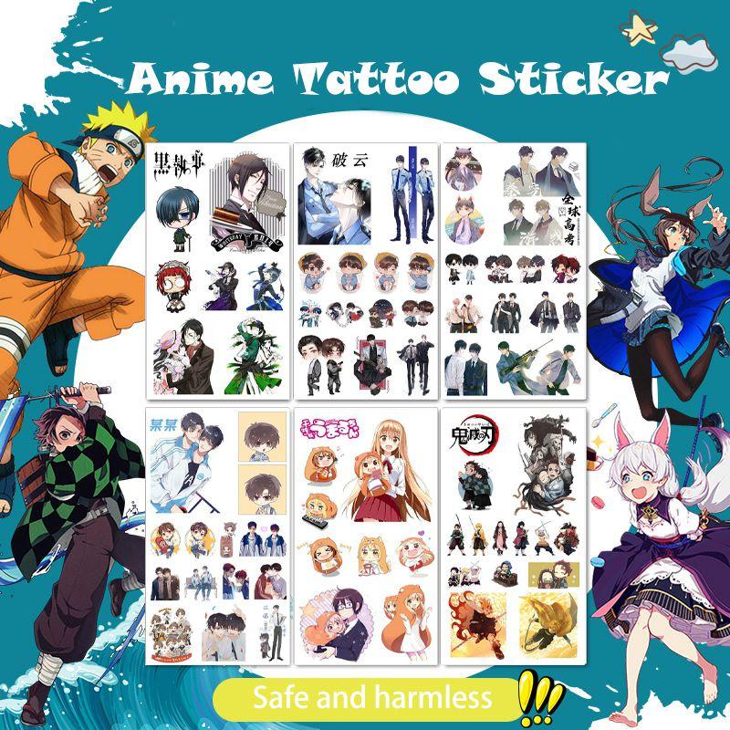 Anime Tattoo Mini Posted Tomorrow Ark Creative Personality Sticker Sticker Gift