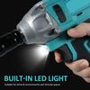 21V Cordless Impact Wrench Kit, 600Nm Electric Spanner with 2 PCS 1500mAh Batteries Bits Sockets Power Impact Wrench