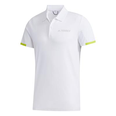 Lifestyle Series Feuchtigkeitstransportierendes Tennis Freizeit Kurzarm Poloshirt Herren Poloshirts Weiß FN0774