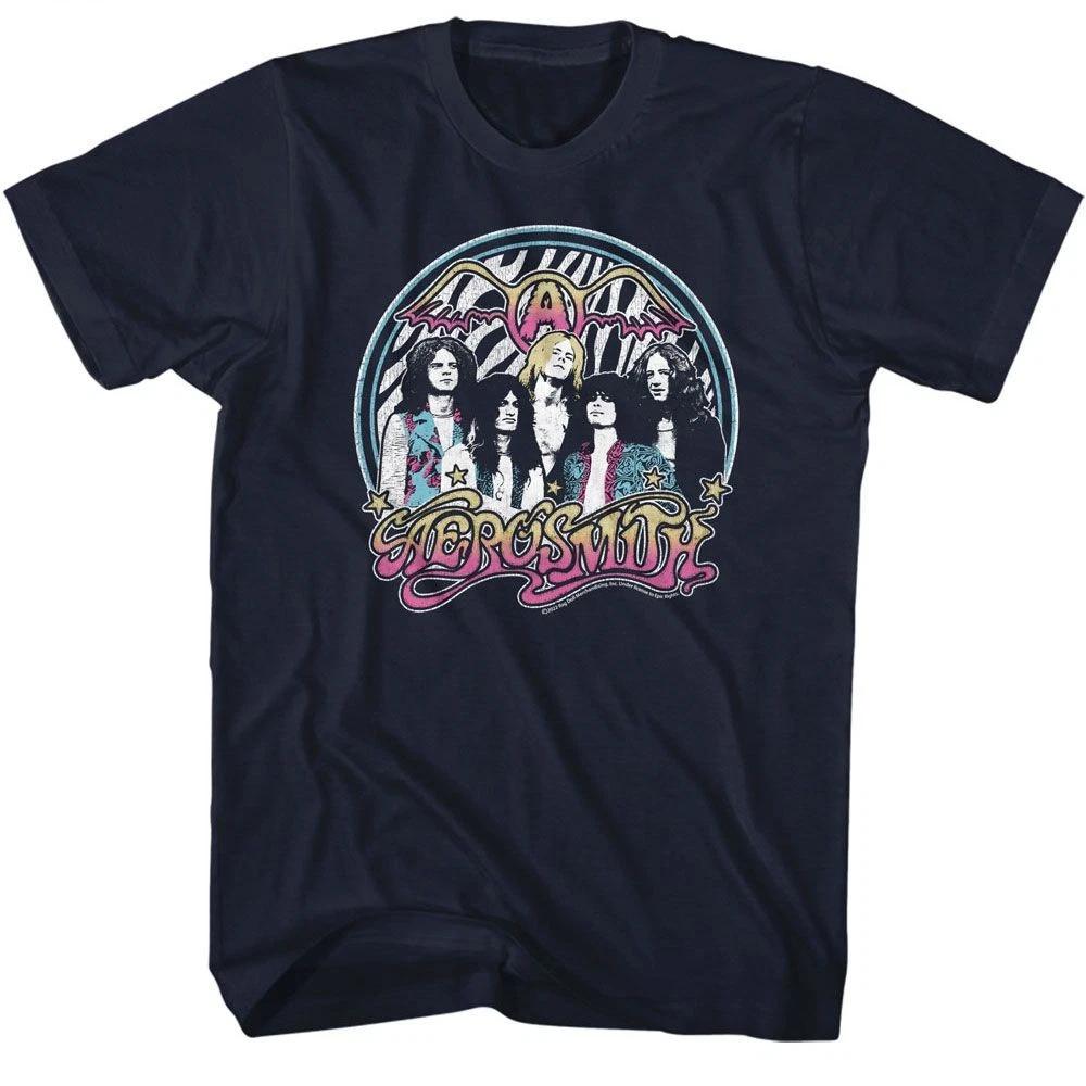 Aerosmith - Gaudy - American Classics - Solid Blue Short Sleeve Children s T-shirt 100