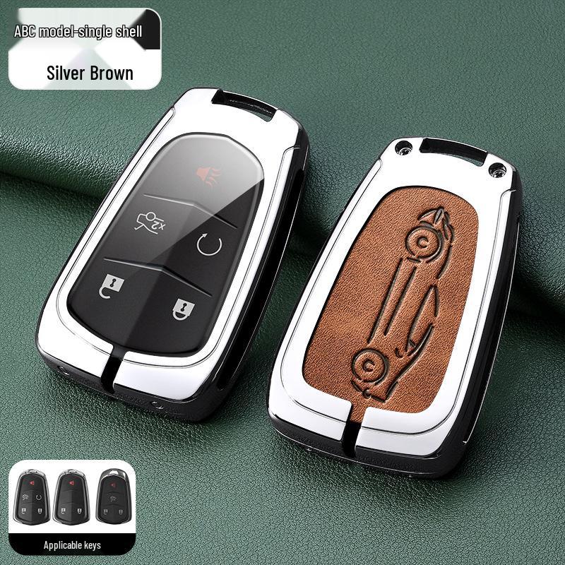 Cadillac XT5, CT5, XT4, XT6, CT6, XTS, ATSL, CT4 Premium Metal Key Cover