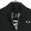 Oakley One Point Logo Long Sleeve Zip Nylon Jacket L Black Men's Used
