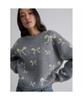 8SECONDS Ribbon Graphic Pullover Gray