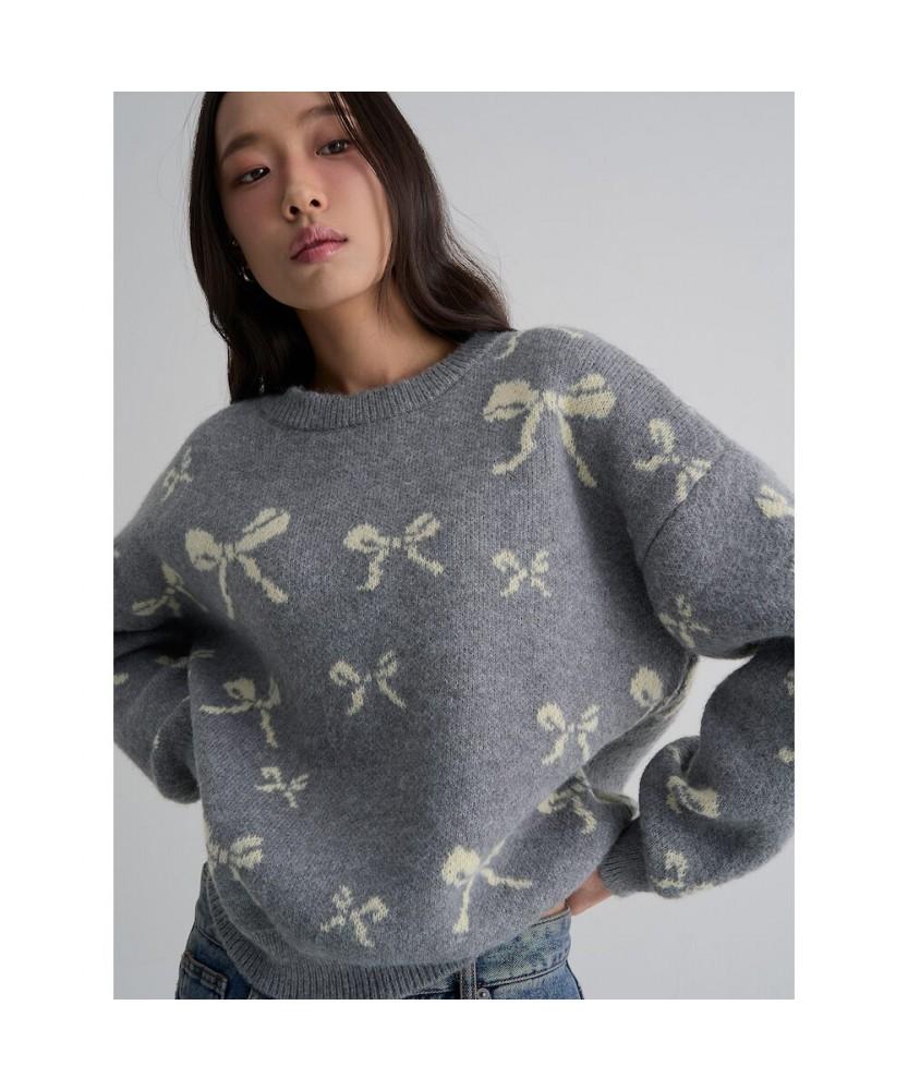 8SECONDS Ribbon Graphic Pullover Gray