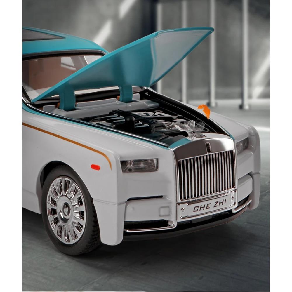 1/24 Rolls Royce Phantom Mansory Alloy Car Diecasts & Toy Vehicles Car Model Sound and Light Pull Back Car Toys for Kids Gifts