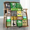 Long Distance Golf Personalized Name Blanket Lightweight Customizable Blanket Warmthful Decor Perfect for Nap Home Decor Office Chair