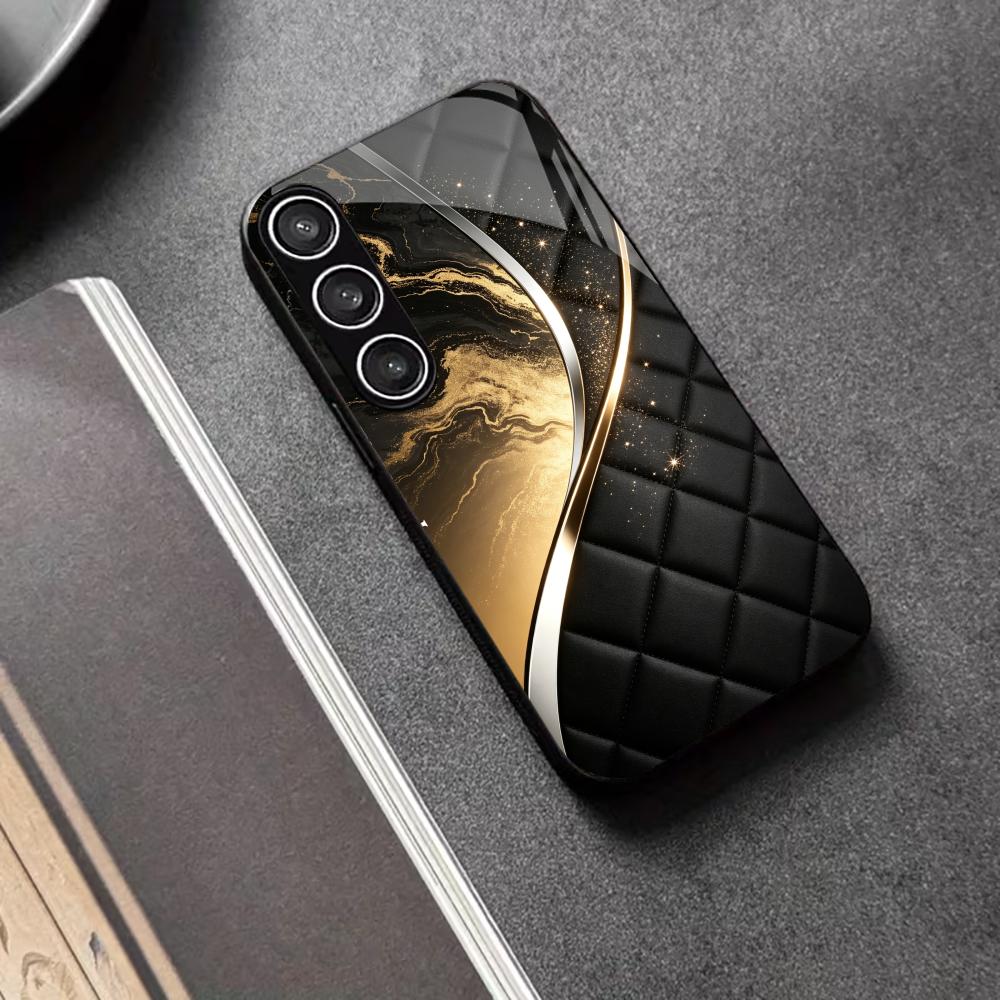 Modern Black Gold Marble s26 ultra case s25 ultra case phone case glass for Samsung Galaxy S26 S25 S24 S23 S22 FE Ultra Plus