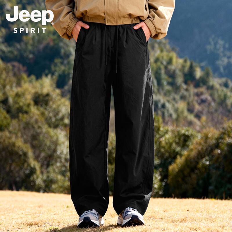 Мужские уличные брюки-карго прямого кроя JEEP SPIRIT L чёрный