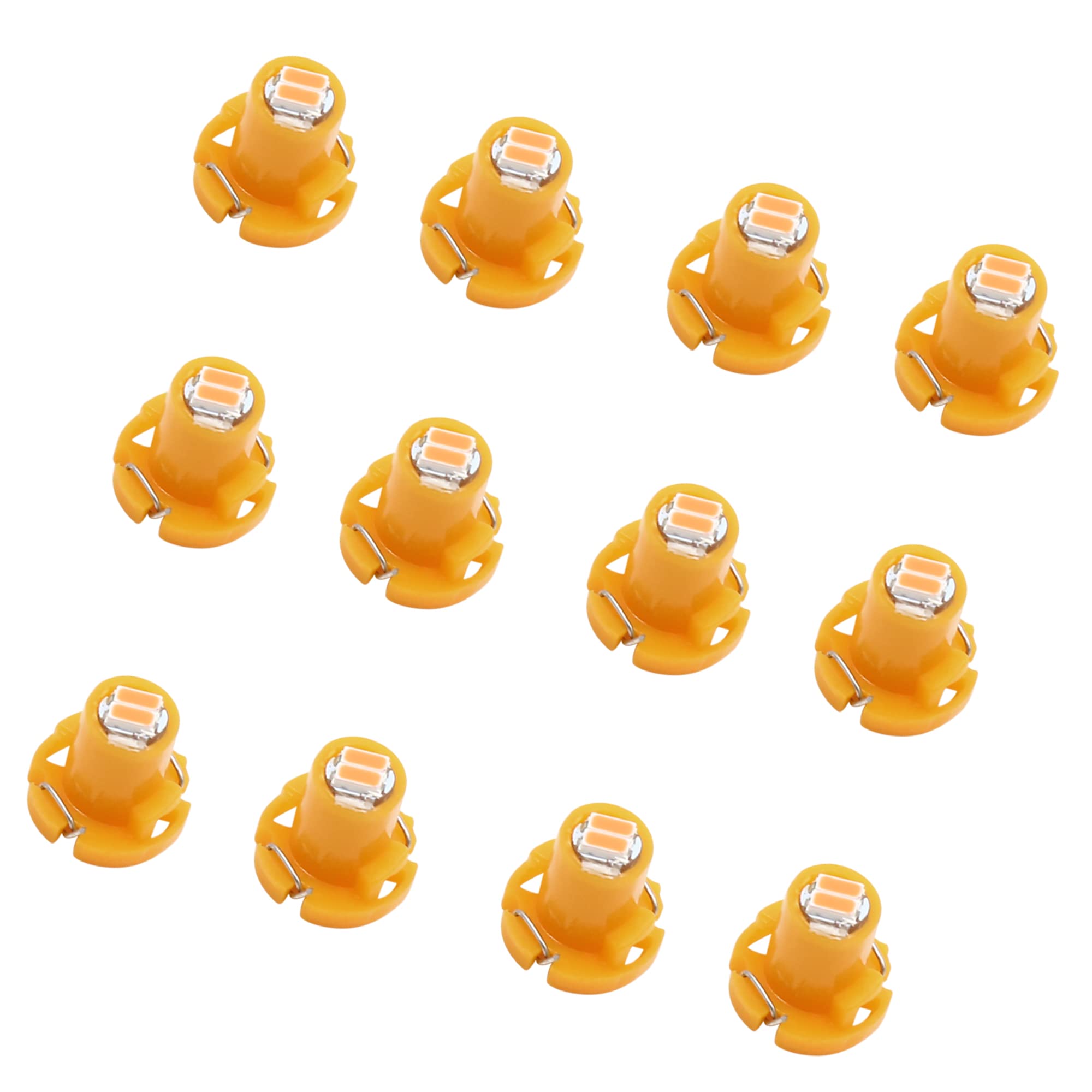 

ACROPIX 12 шт. Лампочка подсветки панели приборов автомобиля T4.2 2-3014 Желтый светодиод Оранжевый оранжевый